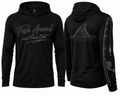 Raised Fin™ Black Performance Fishing Shirt